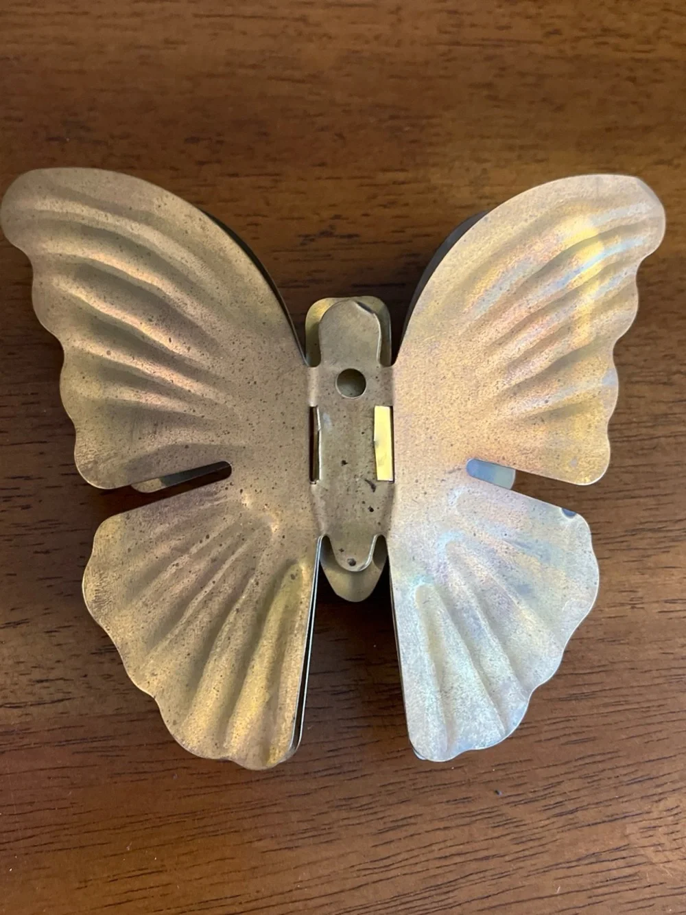 Hand Crafted Gold Butterfly Wall Accent